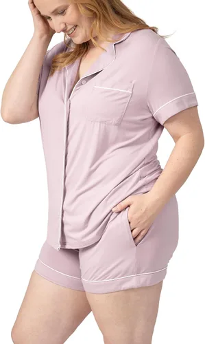 Miniatura 3 de Kindred Bravely Clea Classic - Conjunto de pijama de manga corta para maternidad y lactancia