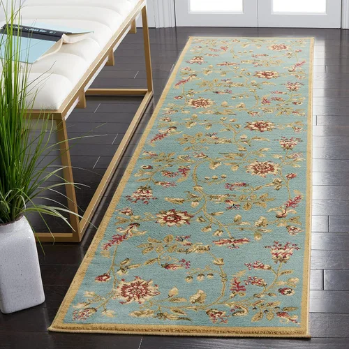 Miniatura 31 de SAFAVIEH - Alfombra de acento de la colección Lyndhurst, 3'3" x 5'3", color negro y multi, diseño floral tradicional, no desprende pelusa y de fácil