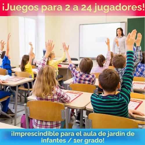 Miniatura 5 de Juego de bingo de palabras de vista THE BAMBINO TREE Nivel 1 y 2 - Juegos educativos para niños - Aprende a leer vocabulario para jardín de infantes
