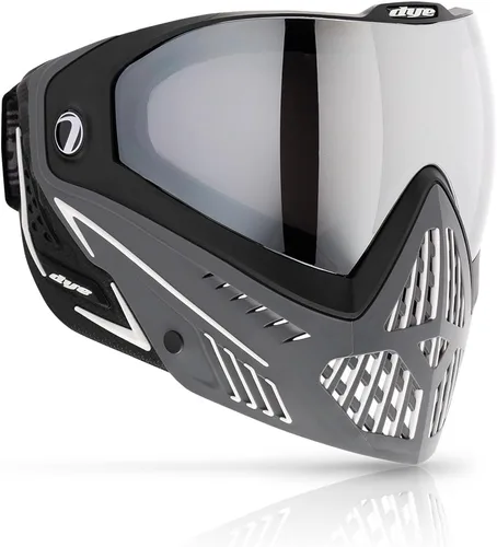 Miniatura 5 de Dye i5 Gafas de paintball – Lente térmica antivaho – Correa GSR Pro, orejas formadas por compresión – Protección facial profesional Ónix/Oro 2020
