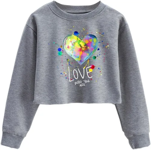 Miniatura 13 de Camiseta corta para niñas y niños, linda sudadera estética con gráficos de dibujos animados para adolescentes
