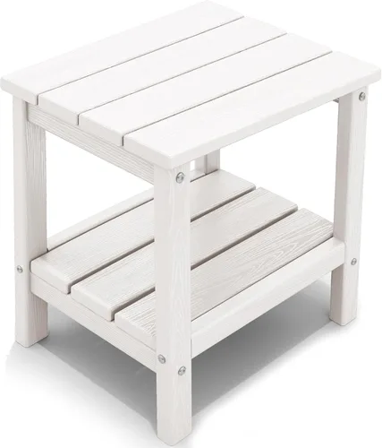 Miniatura 45 de KINGYES Mesa auxiliar doble, mesa auxiliar Adirondack- Aruba