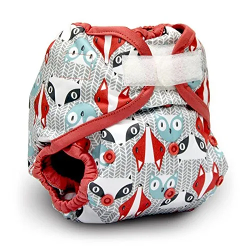 Kanga Care Rumparooz - Funda reutilizable para pañales de tela con refuerzo de doble pierna, talla única, 6-35 libras