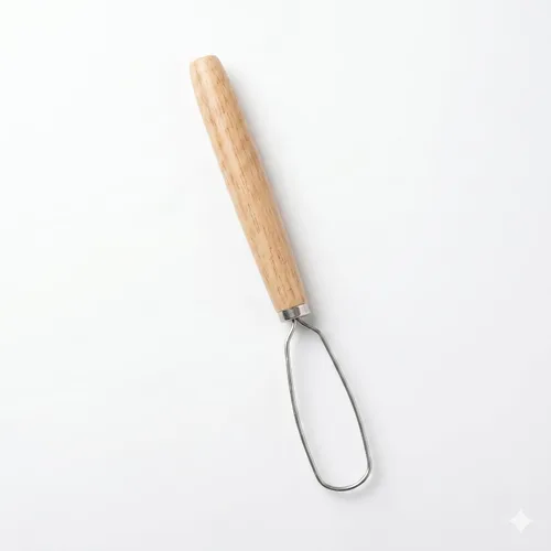 Jar Whisk | Stainless Steel with Wooden Handle | For Sourdough Starter, Peanut Butter, Almond Butter, Cashew Butter, Protein Shakes, Tahini, Yogurt,
