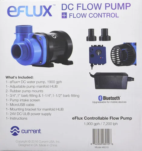 Miniatura 2 de Current USA bomba de agua eléctrica eFlux, (1900 GPH)