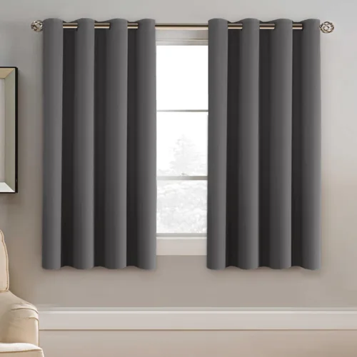 Miniatura 123 de H.VERSAILTEX - Cortinas blackout con aislamiento térmico y ojales en la parte superior, para patios, puertas correderas y división de habitaciones