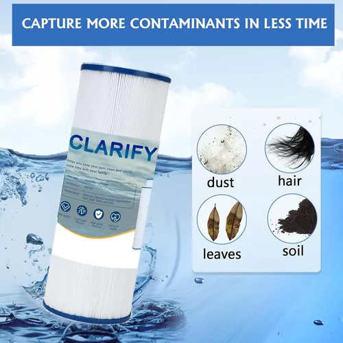 Miniatura 5 de CLARIFY Filtro de repuesto para piscina compatible con PA120, C1200, CX1200RE, Filbur FC-1293, Ultra-B2, Waterway Clearwater II, Pro Clean 125