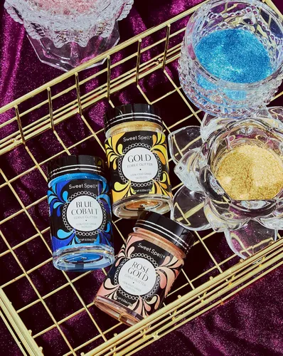Miniatura 6 de Sweet Spell - Purpurina comestible (15g) - Destellos brillantes para bebidas, pasteles, cócteles - Purpurina 100% comestible y de grado alimenticio