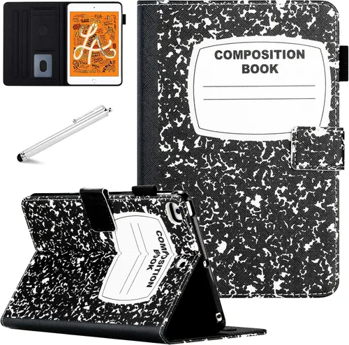 Miniatura 9 de Funda para iPad mini, FANCITY Mini 4 Mini 5 Mini 3/2/1 con función de encendido y apagado automático con soporte