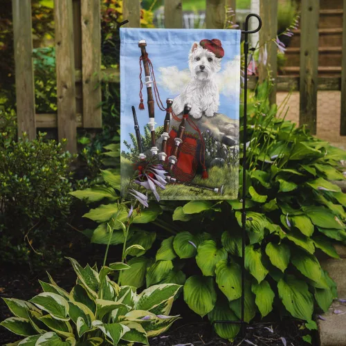 Miniatura 88 de Caroline's Treasures PPP3090GF - Bandera decorativa para jardín de bulldog inglés y otoño, para exteriores, patio, flores, tamaño de jardín