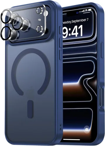 Miniatura 129 de Tigowos Magnetic Guardian - Funda diseñada para iPhone 11 Pro [probada en caídas de grado de 10 pies y compatible con MagSafe] Funda delgada Negro