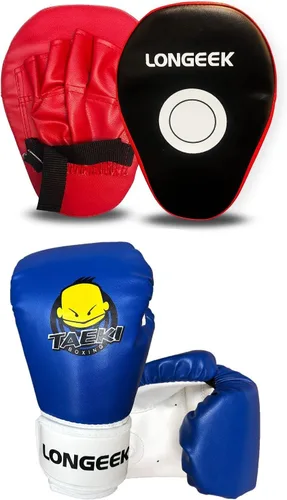 Guantes de boxeo para niños de 4/6 onzas, guantes de entrenamiento, guantes de bolsa, guantes de lucha para niños de 3 a 15 años