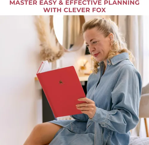 Miniatura 2 de Clever Fox Planner PRO Premium de enero de 2026 a enero de 2027 - Lujoso organizador semanal, mensual y presupuestario para productividad y alcanzar
