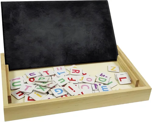Miniatura 4 de Lexibook Bio Toys Word School, Bilingüe Español/Inglés, Juego de madera, 50 tarjetas de palabras, alfabeto, juego educativo, EDU100i2