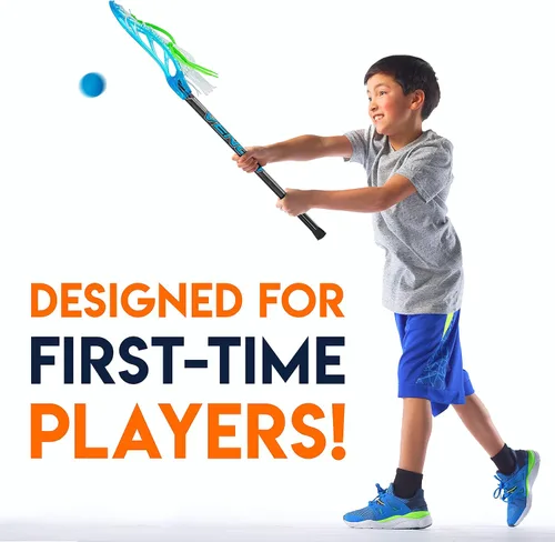 Miniatura 10 de Franklin Sports Juego Mini de Palo de Lacrosse + Bola para Niños - Palo de Lacrosse Plástico Venom para Principiantes - Juego Perfecto para Niños +
