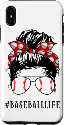 Miniatura 11 de Mom Messy Hair Bun Aviators Glasses Baseball Mother Life Case for iPhone 17