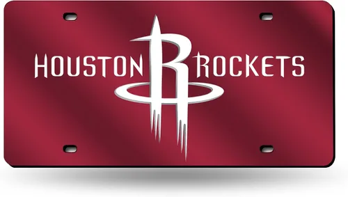 Miniatura 37 de Rico Industries Placa de matrícula metálica con incrustaciones láser de la NBA