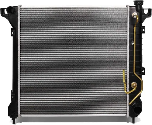 Miniatura 10 de DNA Motoring CU13129 Refrigeración del motor del radiador de aluminio de 1 fila compatible con modelos 09-18 Ram 1500/2500/3500 AT, 55056858AC