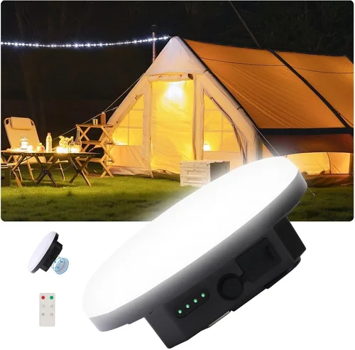 Miniatura 7 de Linternas de camping LED transparentes portátiles recargables, luz impermeable para exteriores con 5000 lm, linternas colgantes súper brillantes