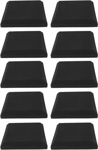 Miniatura 7 de 10pcs Sound Proof Foam Panels Flame Retardant Soft Grey Absorbing Acoustic Foam