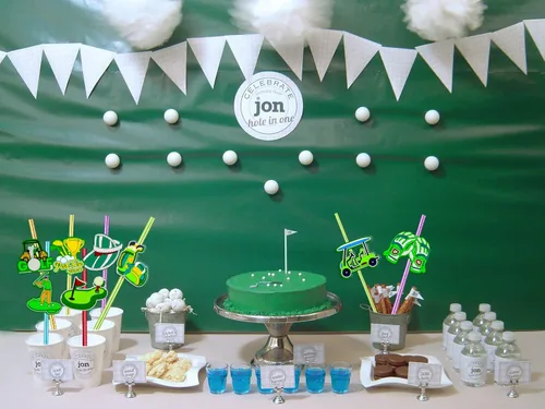 Miniatura 6 de 24 popotes rectos reutilizables con temática de golf para bolsas de regalo de fiesta de golf, popotes diarios, fiestas de cumpleaños, reuniones