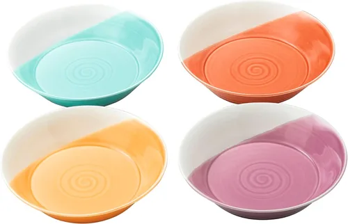 Miniatura 12 de Royal Doulton 1815 Juego de 4 platos llanos con patrones mixtos