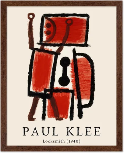 Miniatura 51 de Poster Master Póster vintage de Paul Klee – Impresión retro de cómicos – Arte de dibujo – Arte abstracto – Regalo para hombres y mujeres – Estilo-09
