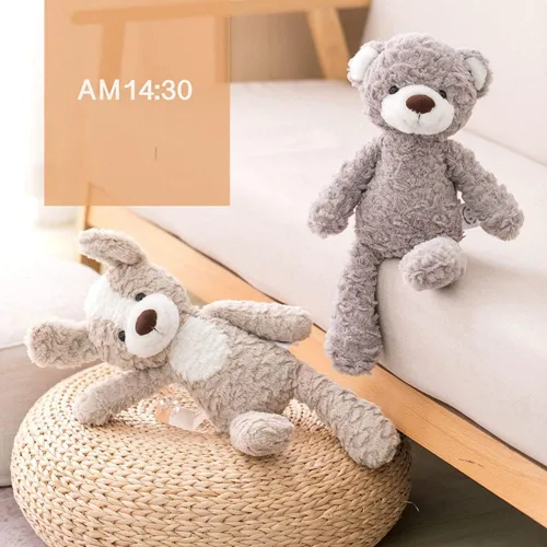 Miniatura 4 de GUDVES Juguete de peluche de animal del bosque, peluche suave de 15 pulgadas, conejo, oso, perro, unicornio, elefante, juguete de peluche