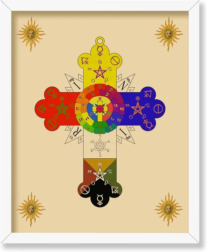 Miniatura 54 de Poster Master Póster religioso clásico, impresión espiritual vintage, regalo para artista, amigo, placas shiviti, libro de oraciones hebreo, judío
