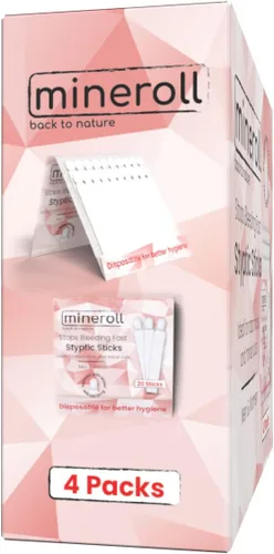 Miniatura 3 de Styptic - Accesorios para afeitado (4 paquetes, 80 varillas) detiene el sangrado para raspaduras de afeitar y cortes menores para hombres y mujeres