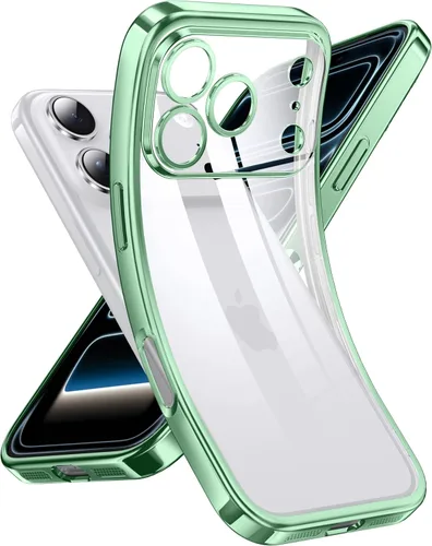 Miniatura 70 de Supdeal Funda transparente para iPhone 13 Pro, no amarillea, protección de cámara, probada en caídas de grado militar, transparente, a prueba