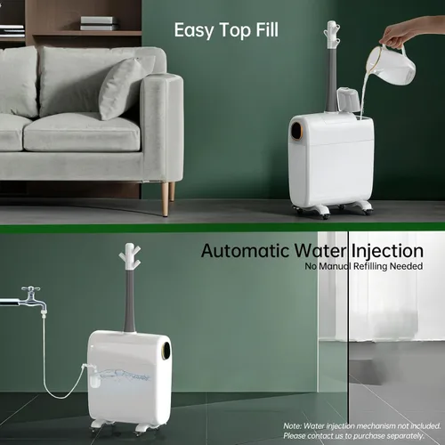 Miniatura 5 de Lacidoll Humidificador de habitación grande, 6.6 galones/25L Humidificadores para toda la casa para dormitorio y hogar, 3000 pies cuadrados