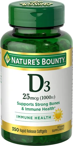 Miniatura 9 de Nature's Bounty Vitamina D3 1000 100 mg Geles blandos, 120
