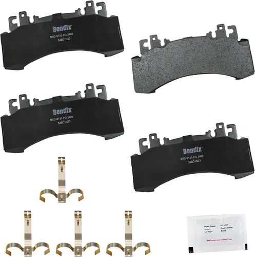 Miniatura 429 de Pastillas de freno delanteras cerámicas Bendix Priority1 CFC2302 para Hyundai Elantra 2021, Sonata 2022-2020, Kia K5 2023-2021