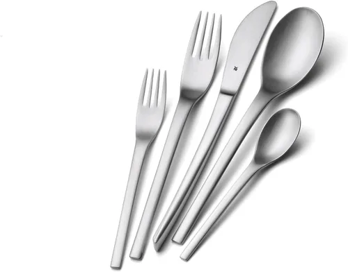 Miniatura 3 de WMF Corio Cromargan - Juego de cubiertos para 6 personas, color plateado, 30 piezas