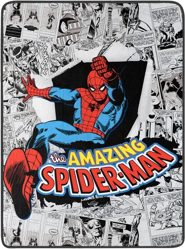 Miniatura 5 de Northwest Manta de Spiderman Micro Raschel, 46" x 60", Swing City