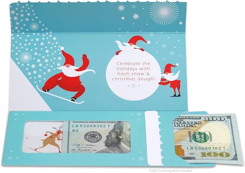 Miniatura 49 de Tarjeta de boda, con dos aperturas de tira para desgarrar, con ventana de plástico transparente que deja ver dinero, cheques o tarjetas de regalo
