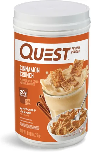 Miniatura 10 de Quest Nutrition - Proteína en polvo sabor a batido de chocolate, 22 g de proteína, 2 g de carbohidratos netos, 1 g de azúcar, baja en carbohidratos