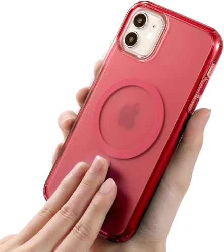 Miniatura 96 de Funda magnética diseñada para iPhone 11 Pro Max, [probada en caídas de grado militar] [compatible con MagSafe] Funda protectora delgada translúcida