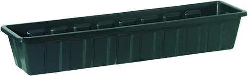 Miniatura 4 de Novelty Poly-Pro Jardinera de plástico para flores , Caja de flor, 36 - pulgadas Negro