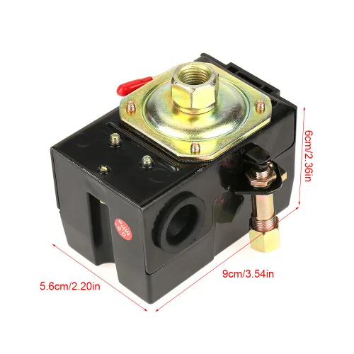 Miniatura 3 de Interruptor del compresor de aire, interruptor de válvula regular universal de control de presión 95-125 PSI 1pc