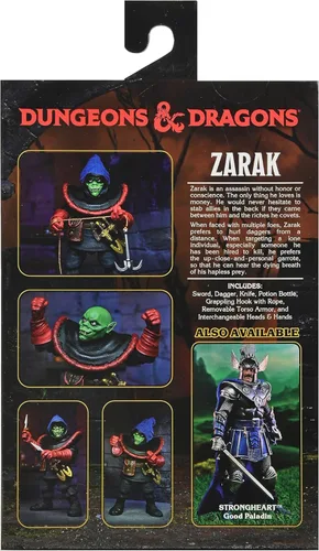 Miniatura 2 de NECA - Dungeons & Dragons - Figura de acción Ultimate Zarak de 7 pulgadas