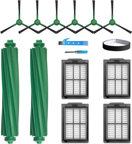 Miniatura 6 de Piezas de repuesto Rodillos para iRobot Roomba s9+(9550) s9 (9150) robot aspirador accesorios kit 4 paquetes 2 juegos de cepillos de rodillo