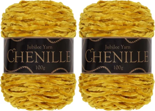 Miniatura 70 de JubileeYarn - Hilo de chenilla (3.53 oz/poliéster peinado, circonita), 1 pastel