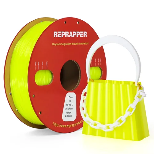 Miniatura 41 de RepRapper Filamento de ácido poliláctico (PLA), paquete de muestra de purpurina multicolor, brillante Galaxy Silk PLA0.069 pulgadas para impresora