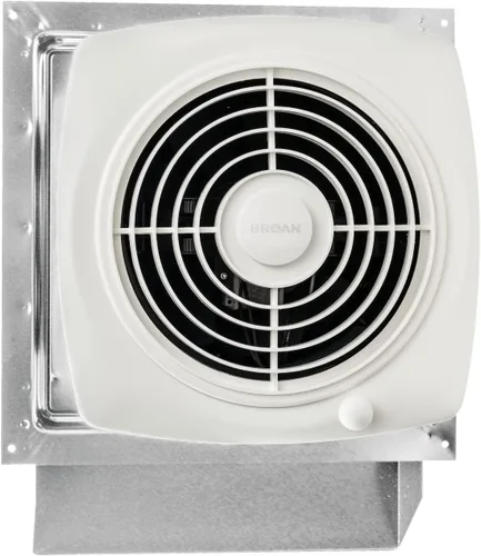 Miniatura 7 de Broan-NuTone 509 - Ventilador de ventilación a través de la pared, cubierta blanca, 200 CFM, 8.5 Sones, 8