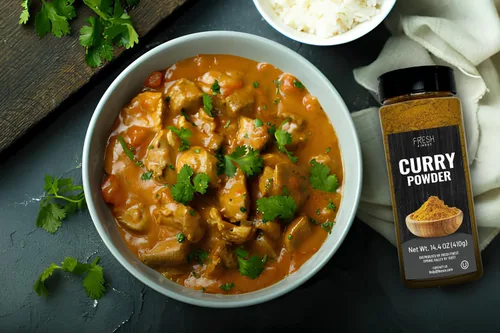 Miniatura 3 de Fresh Finest Curry en polvo - 410 g (14.46 oz) - Mezcla auténtica de especias, perfecta para aventuras culinarias, envasada de forma segura