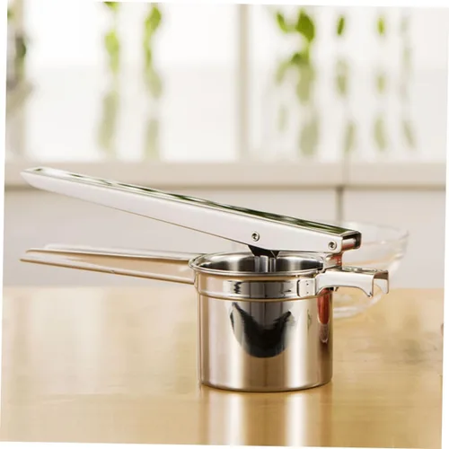 Miniatura 7 de Cabilock Exprimidor manual de limón de acero inoxidable con mango largo para apretar sin esfuerzo y fácil limpieza para chefs caseros y cocinas
