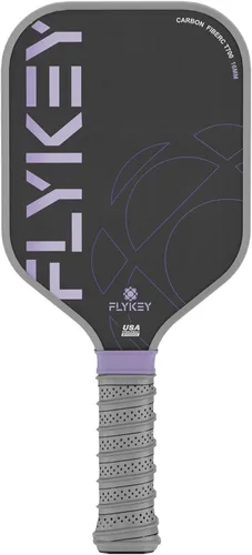 Miniatura 8 de FLYKEY Pickleball Paddles, T700 Carbon Fiber Pickleball Paddle with a 16mm Shark Power Polymer Core, USAPA Approved Pickle Ball Paddle, Strong Spin