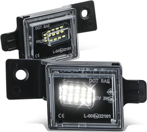 Miniatura 12 de Par de luces LED para matrícula compatibles con Cadillac CTS Sedán 08-10, PT-ZTL-9064